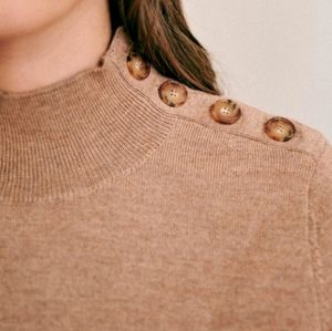 Sezane Tonio Jumper in Camel
